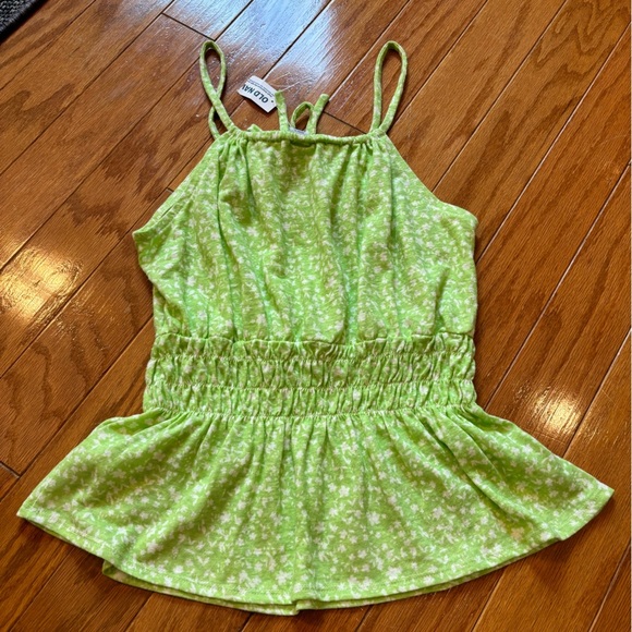 •5 for 20• Old Navy Floral Linen Bland Tank Top Womsm Size Small NWT - Picture 2 of 4